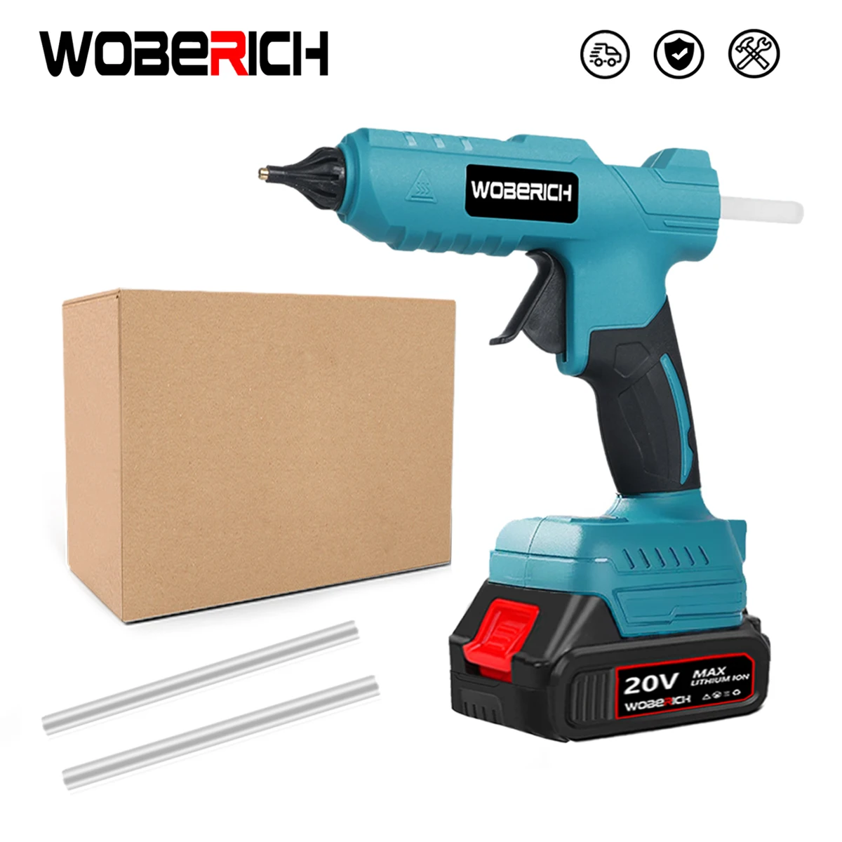 Cordless Hot Melt Pistola de Cola Recarregável Aquecimento Rápido 11 Milímetros Cola em Bastão Reparação Faça Você Mesmo Ferramentas Elétricas para Makita Bateria 18v