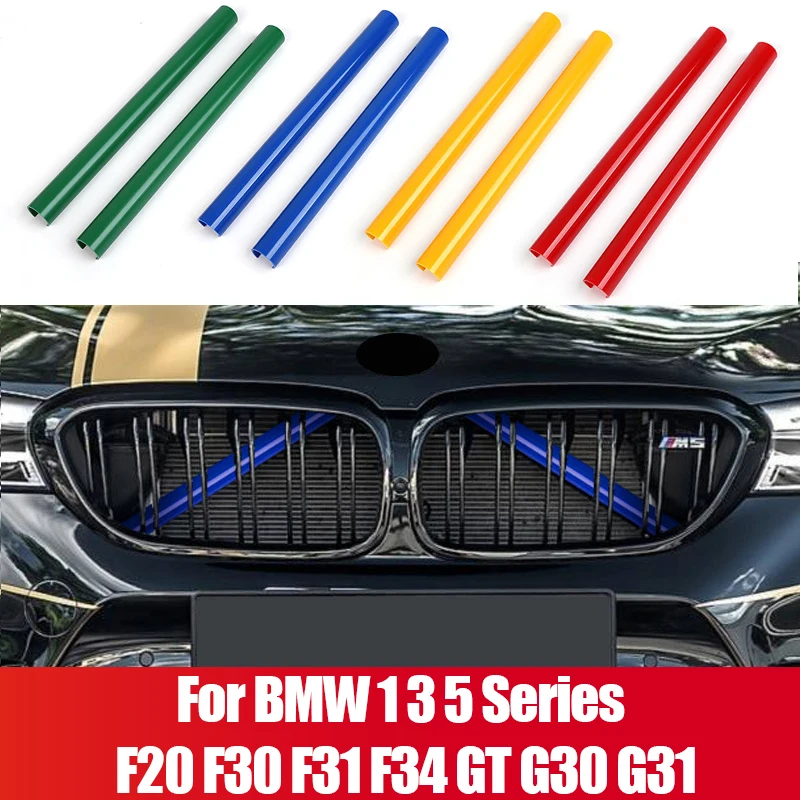 Für BMW 1 3 5 Serie F20 F30 F31 F34 GT G30 G31 116i 118i 120i 320i 328i Limousine Touring Auto Kühlergrill Trim Streifen Zubehör