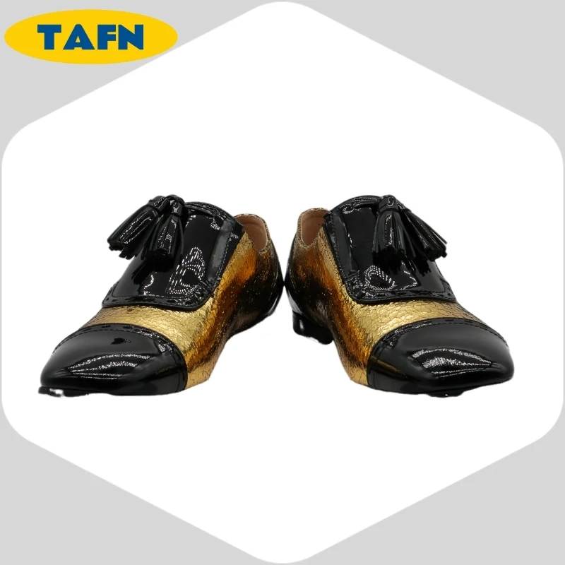 

Кожаные туфли в стиле ретро из натуральной кожи, супермягкий квадратный носок, английский стиль, усовершенствованная текстура, модные универсальные туфли на шнуровке A40104