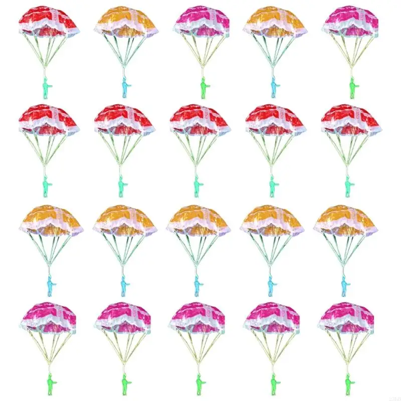 23GD Parachute Toy, Tangles Throwing Armys Toy Parachute, Toy volant des enfants en plein air