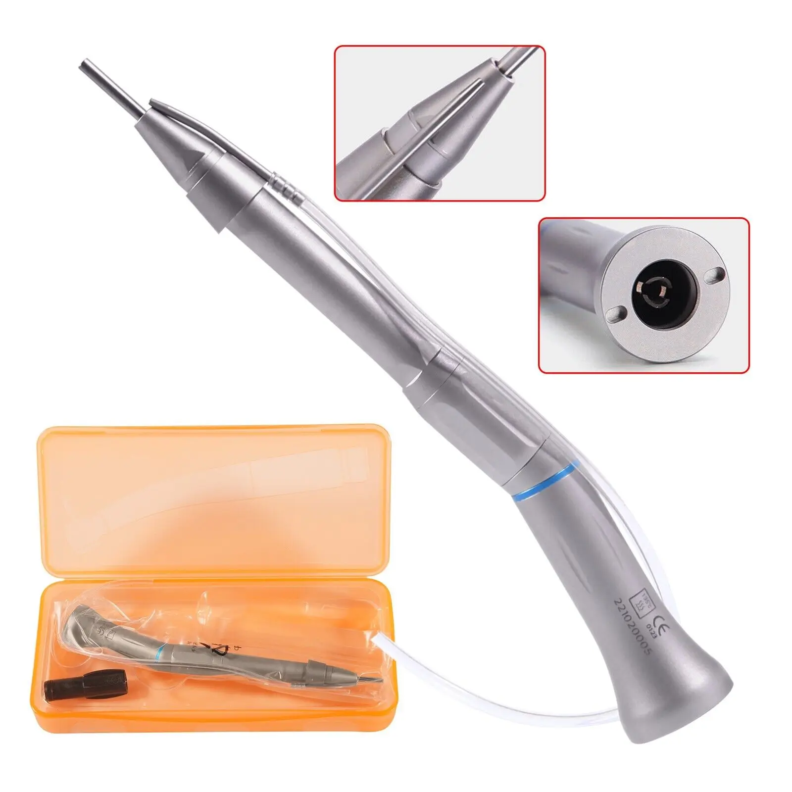 

Dental 20 Degree Straight Head Surgical Operation Handpiece Contra Angle Fit NSK