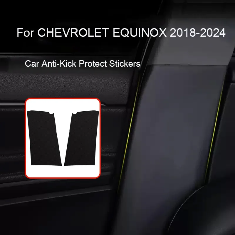 

Car B Pillar Anti-Dirty Door Anti-Kicks Protect Pad For CHEVROLET EQUINOX 2018-2024 Auto Trunk Scratch Resistant Accessories