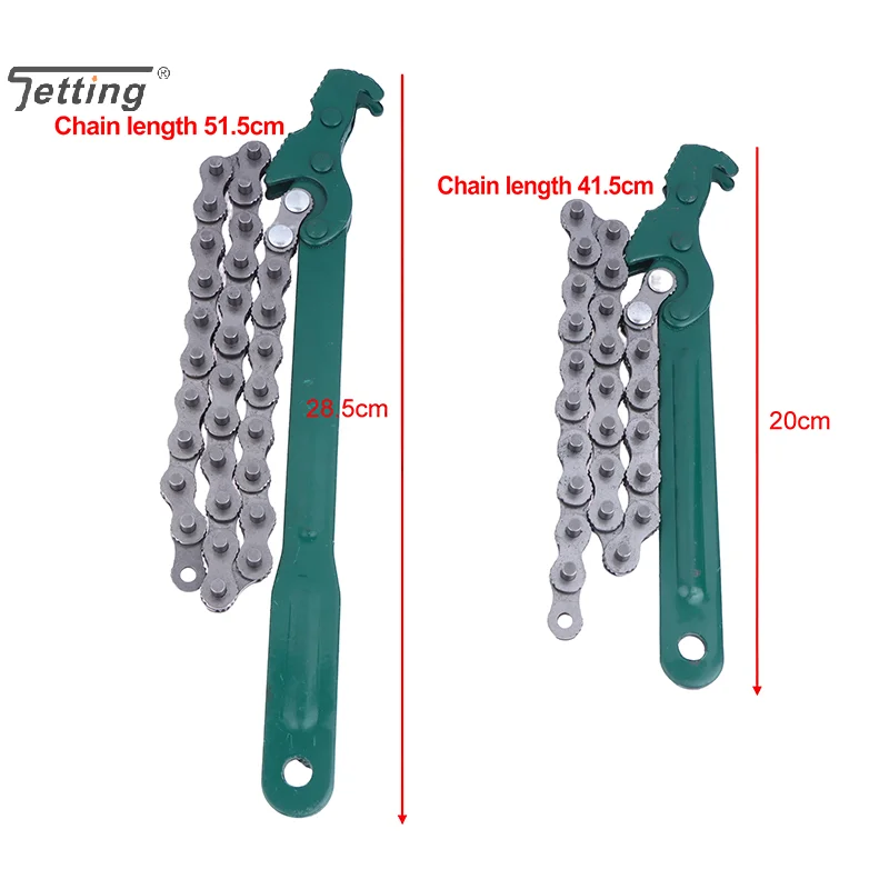 อุตสาหกรรมประแจกรองโซ่โซ่กรองน้ํามันช่องประแจCuffed CHAINเข็มขัดกรองประแจเครื่องมือ