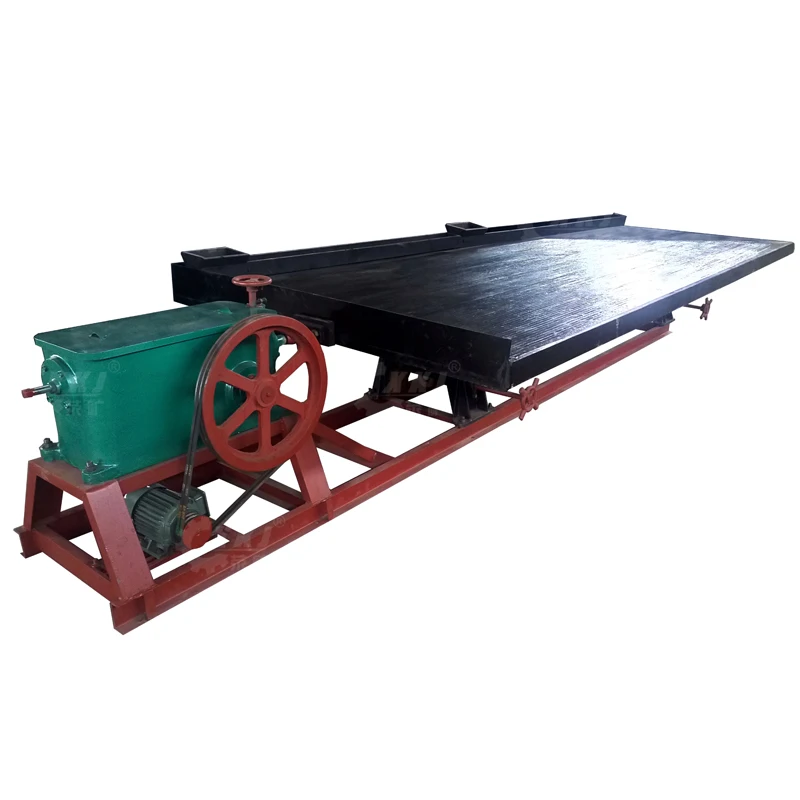 

A kind of copper gravity separation shaking table that can process 5 tons per hour