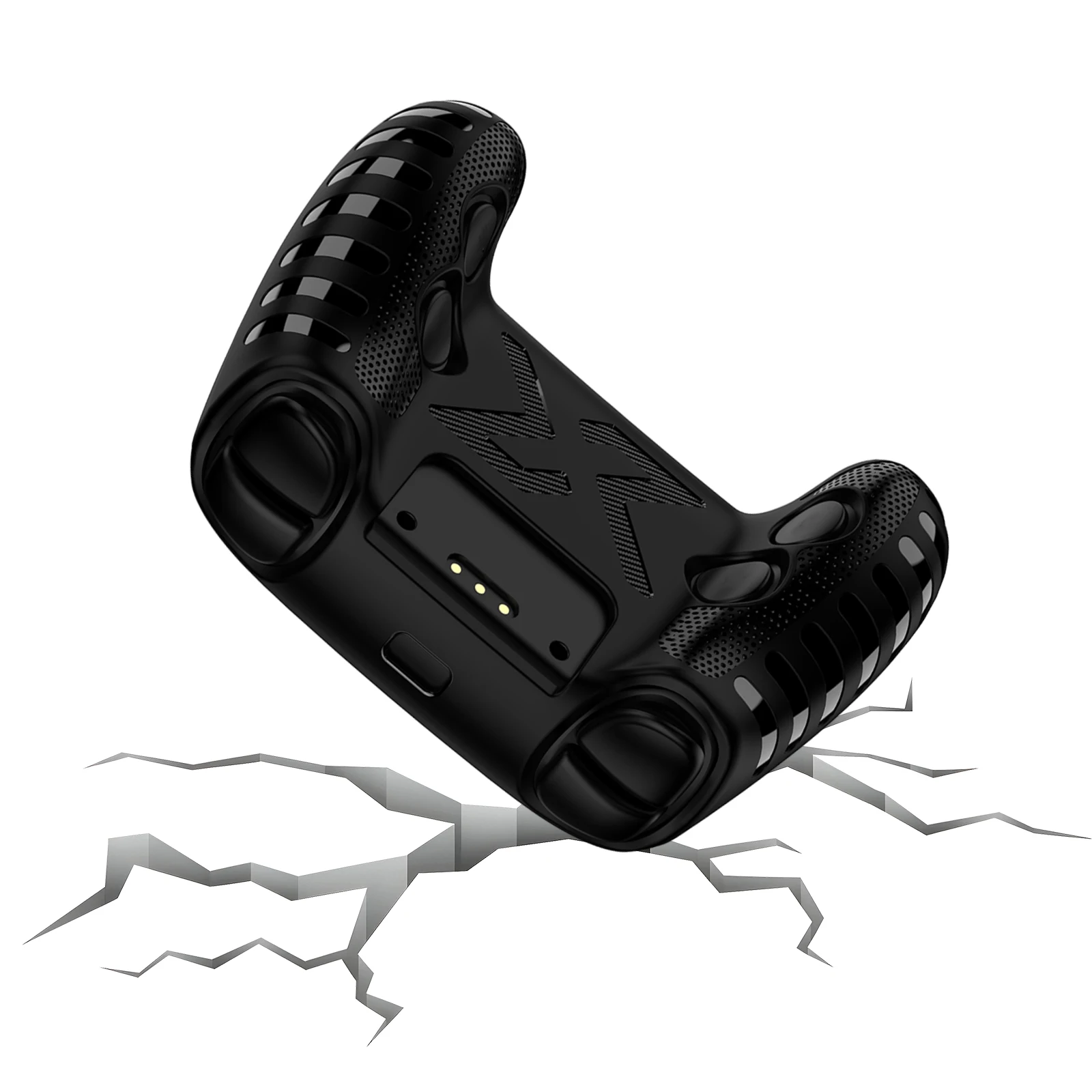 For Steam Controller 2 TPU Protective Cover Mesh Heat Dissipation Handle Soft Cover Handle Flexible Casing for Daily Use