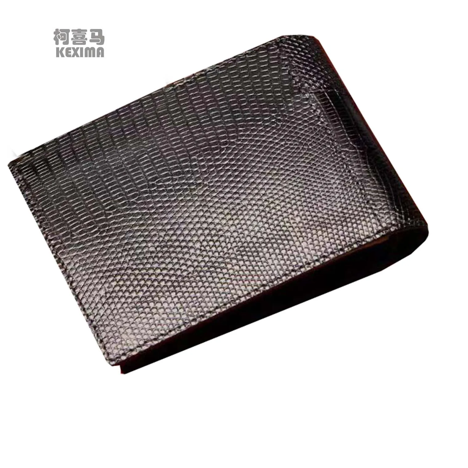 

gete men wallet lizard skin wallet male wallet purple balck for male