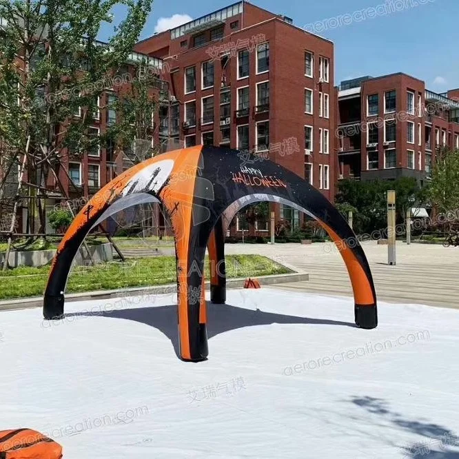 Events Portable 4 Legs Custom Blow up Tent Giant Advertising Inflatable Tent Durable Inflatable Airtight Spider Tent