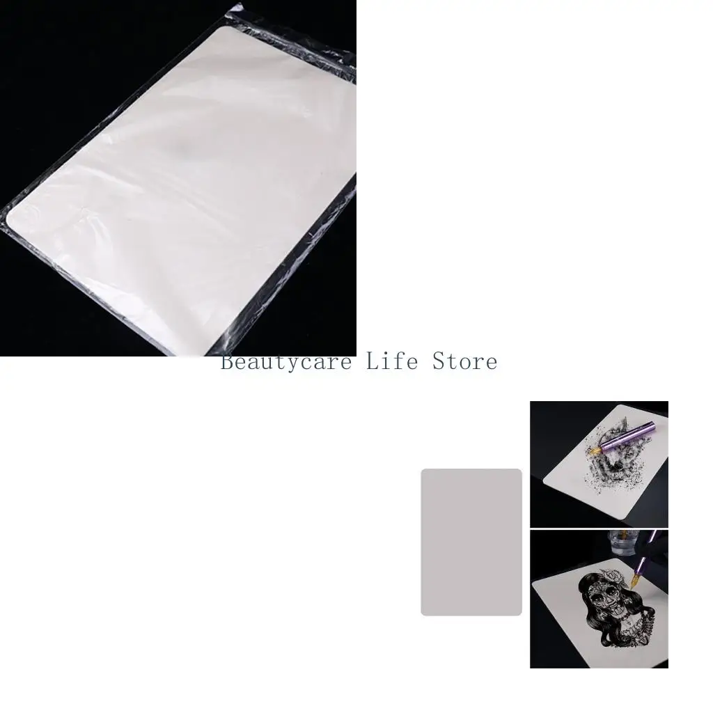 652C Tattoos Blank Practice Skin Eyebrow Gragon Pattern Paint Makeup Double Side