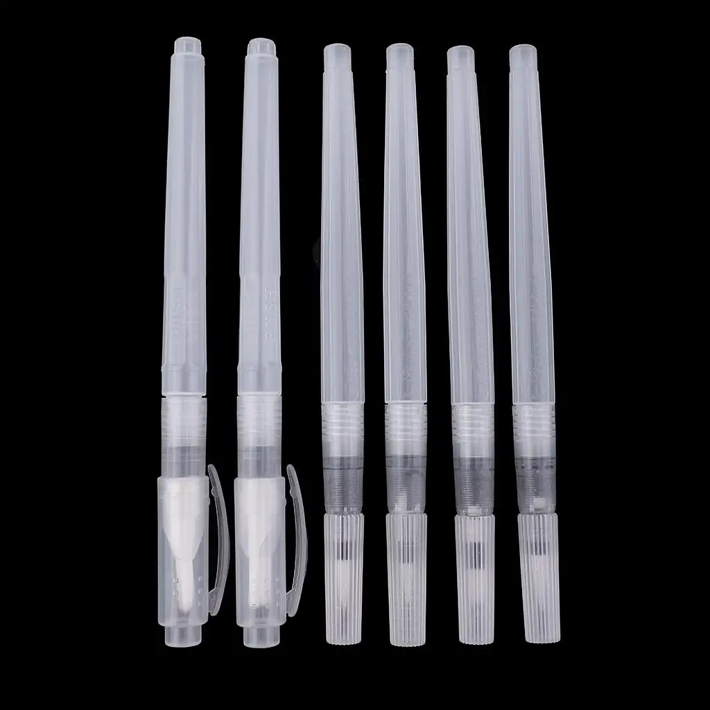 

6x Plastic Water Storage drawing paintinging Calligraphy Pen