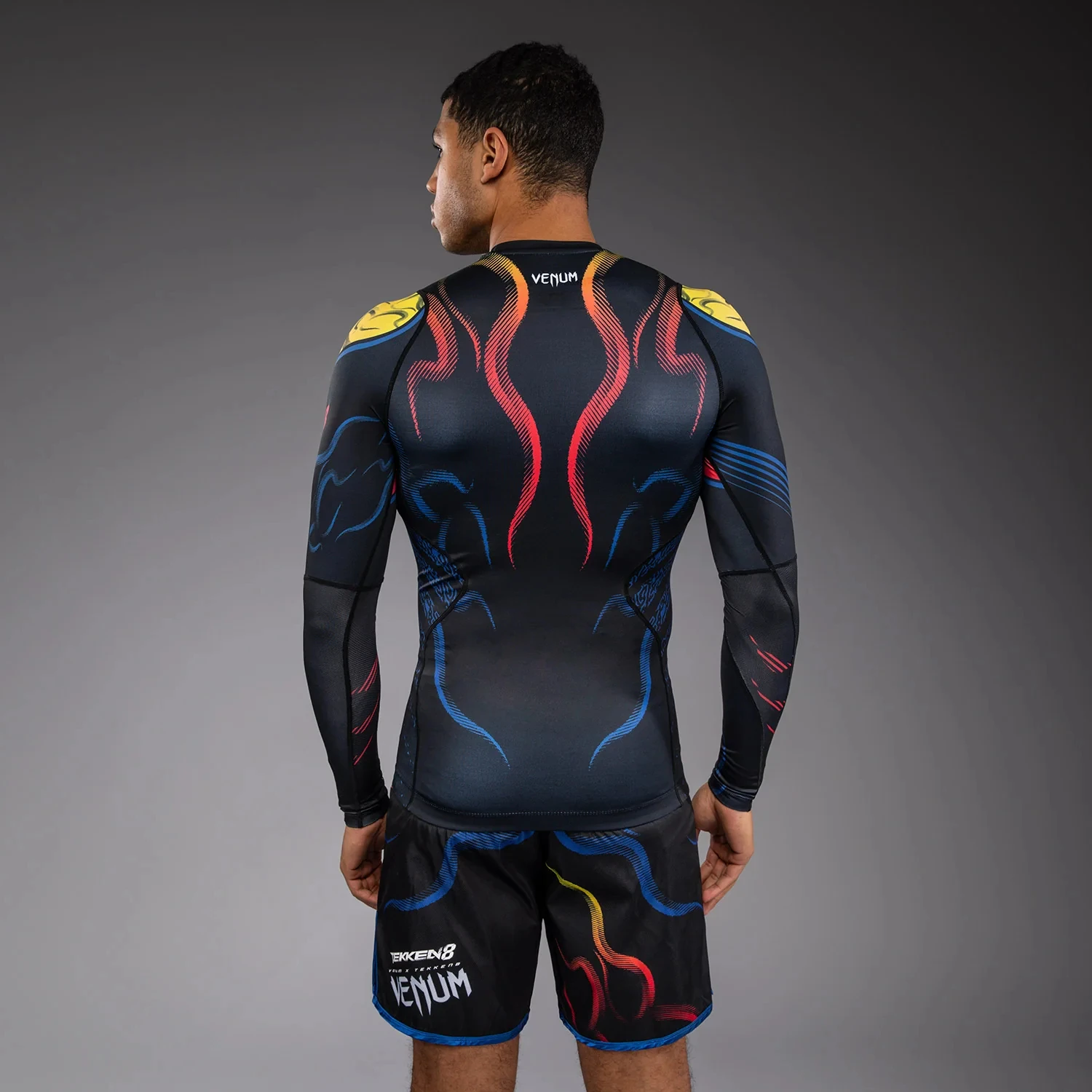 2026 Autumn And Winter New Extreme Sports Tight-Ditting Boxing Venum TEKKEN 8 Long-Sleeved Quick-Dry Shirt For Fitness Training