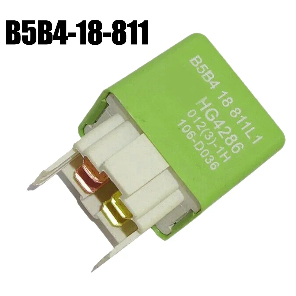 Functional Automotive Main Relay Wear Resistant ABS Anti Corrosion B5B4-18-811 Easy To Use Non Deformation Quick To Install