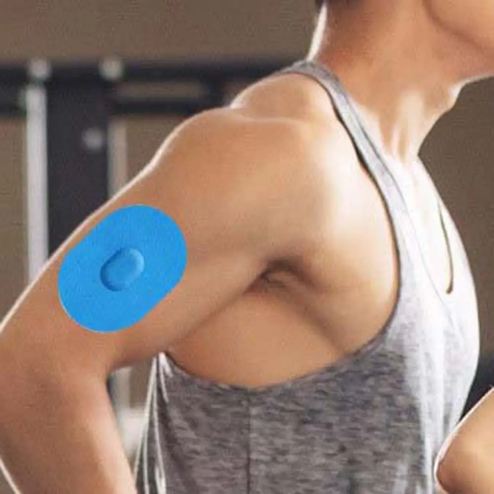 Der hypo allergene Freestyle-Libre-Sensor aus elastischem Stoff deckt feste Patches ab