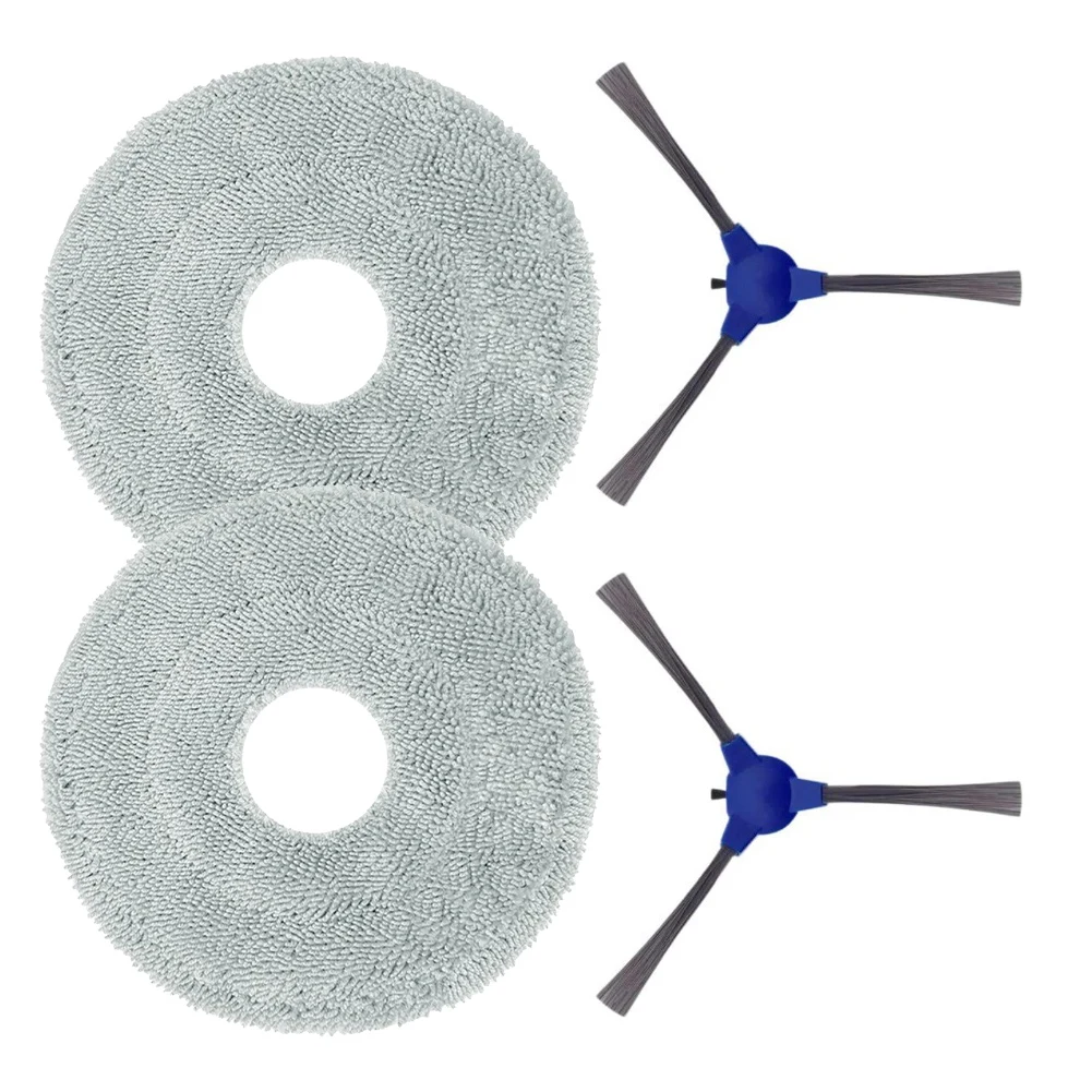 Replacement Cloth As Shown Side Brush Mop Kit Efficient Corner Cleaning Seamless Attachment To Vacuum Home Cleaning