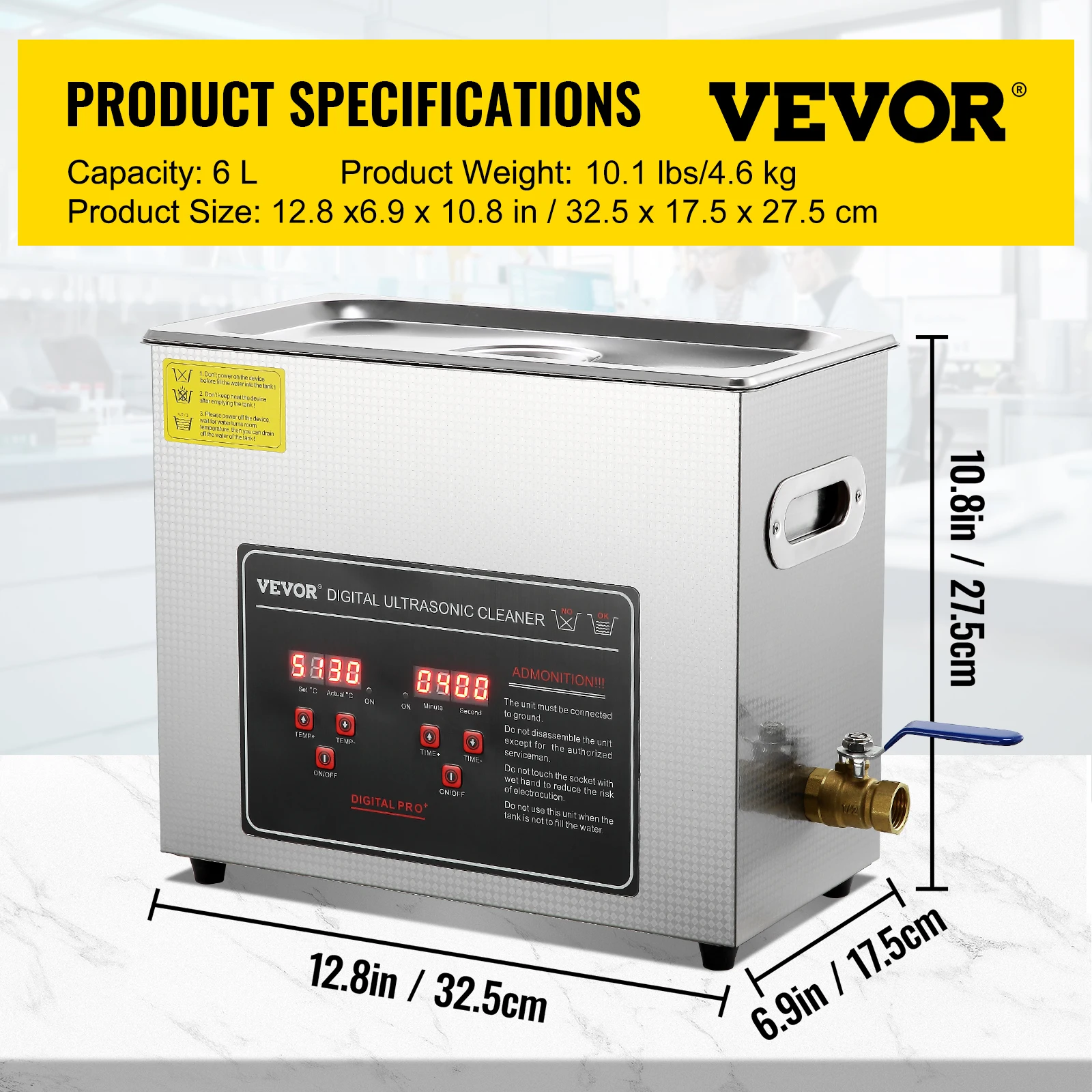 SucceBuy 2L 3L 6L 10L 22L 30L Ultrasone Reiniger Rvs Draagbare Reiniging Wasmachine Echografie Huishoudapparaat