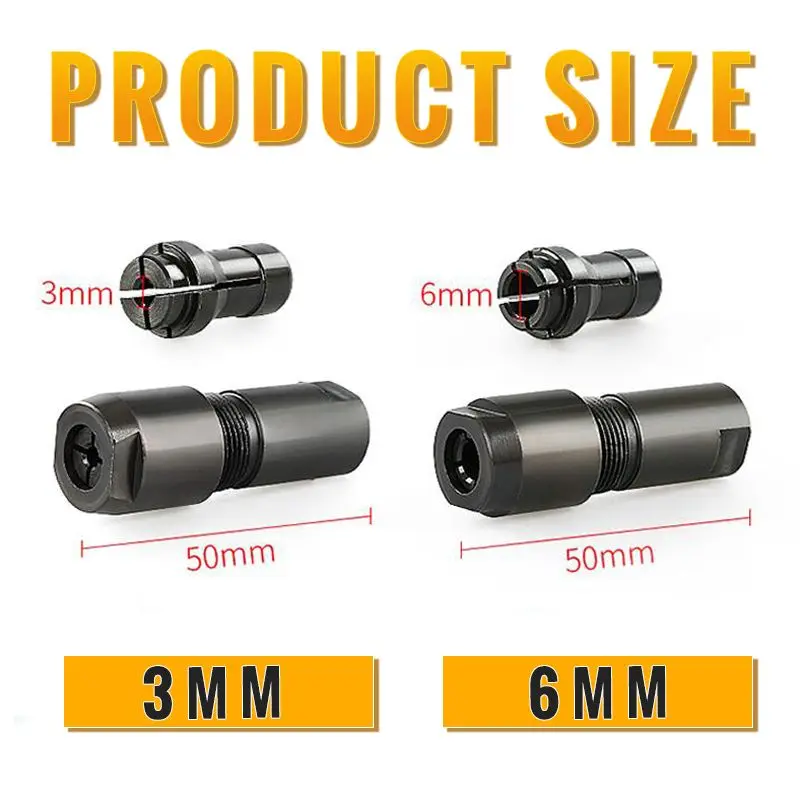 6/3mm Angle Grinder Modified Adapter to Straight Grinder Chuck For 100-type Angle Grinder M10 Thread grinding,polishing,cutting