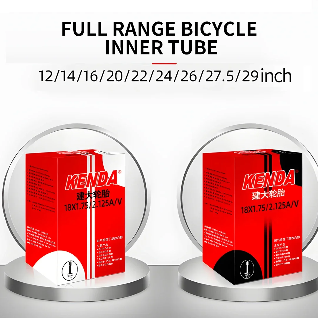 2 قطعة KENDA دراجة الأنابيب الداخلية 12/14/16/18/20/24 بوصة شريدر صمام بوتيل المطاط ل دراجة الطريق الجبلية دراجة أطفال استبدال أجزاء