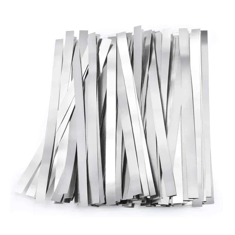 25/50pcs Length 100mm Lithium Battery 18650 Nickel Plated Steel Sheet for Battery Welding Machine Spot Welder DIY Projects
