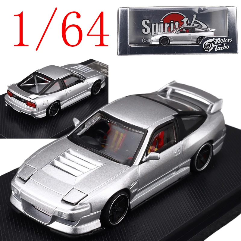

MT Diecast 1/64 Scale Nissan Alloy Model Cars Nissan 180SX Spirit Play Vehicles Toys for Boys Gift Original Box