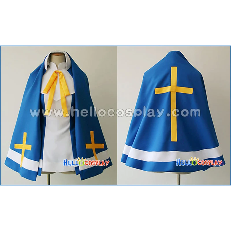 Disfraz de Cosplay de Bridget de Guilty Gear, Estilo Monja, Modelo H008