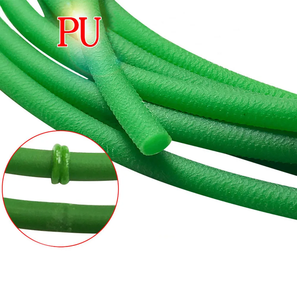 1/2/3/5M Green Polyurethane Conveyor Belts PU Round Drive Belt Meltable Cord Diameter 2mm 3mm 4mm 5mm 6mm 7mm 8mm 10mm 12mm 15mm