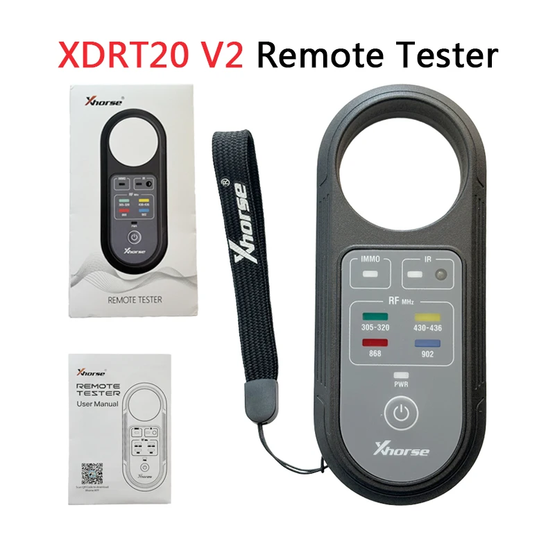 TXP0001 Xhorse XDRT20 V2 Remote Frequency Tester For 315/433/868/902MHz Infrared Signal Detection