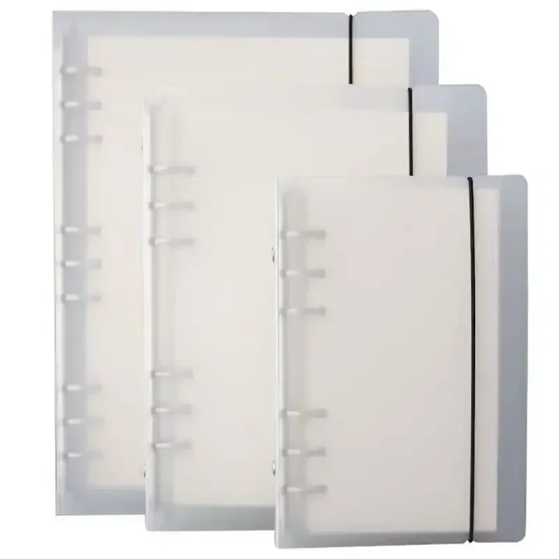 A5/A6A/A7 Transparent Lose Blatt Binder Notebook Abdeckung Zipper Tasche Notizbuch Journal Planer Zubehör Schreibwaren neue – Detail 6