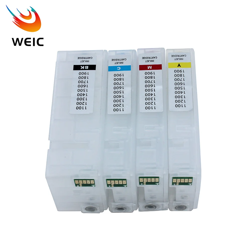 4PC/Set PGI-1100 Refill Ink Cartridge for Canon MAXIFY MB2010 MB2110 MB2710 Printer with ARC Chip
