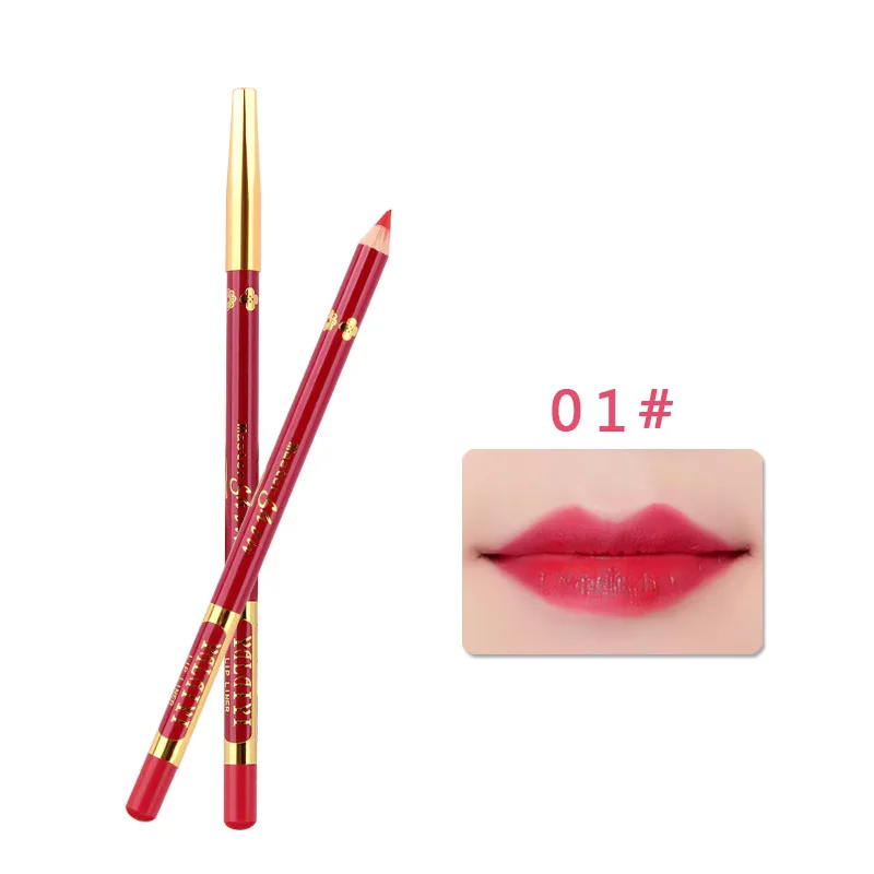 1 pz Lipliner, femmina, permanente, non scolorisce, lip liner rosso, ricamo labbra, penna per posizionamento labbra