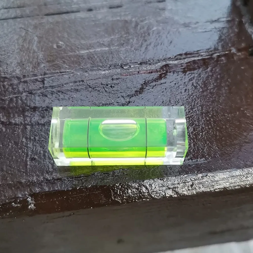 6 pezzi Mini livella a bolla di spirito livelli quadrati per cornici da parete display artistici immagine appesa RV treppiede misurazione