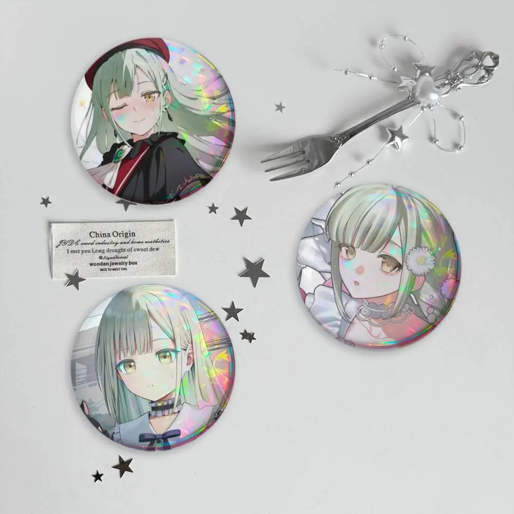 Mutsumi Wakaba AVE Mujica Brooches Cartoon Badge Pins Backpack Hat Accessories Friend Gift