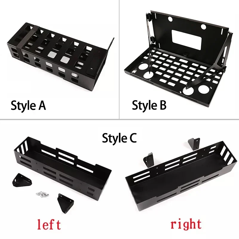 Aluminum alloy,For Land Rover Defender 110 2020-2022,Car Tailgate Trunk Storage Basket,Rear Door Foldable Shelf Cargo Rack Parts