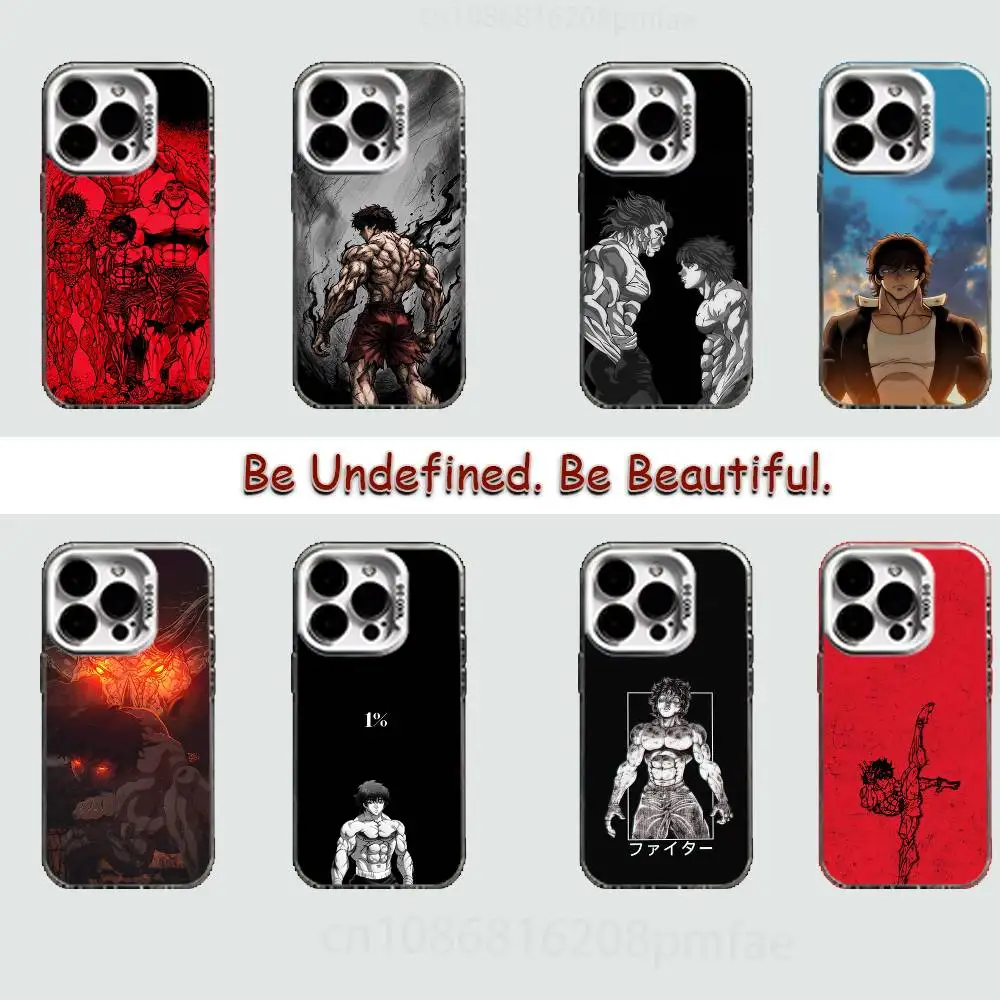 

Anime B-Baki Hanmas Hard Phone Case for IPhone 17 16 15 14 13 12 11 Pro Max Plus16E X XR XS Max shockproof Full Cover