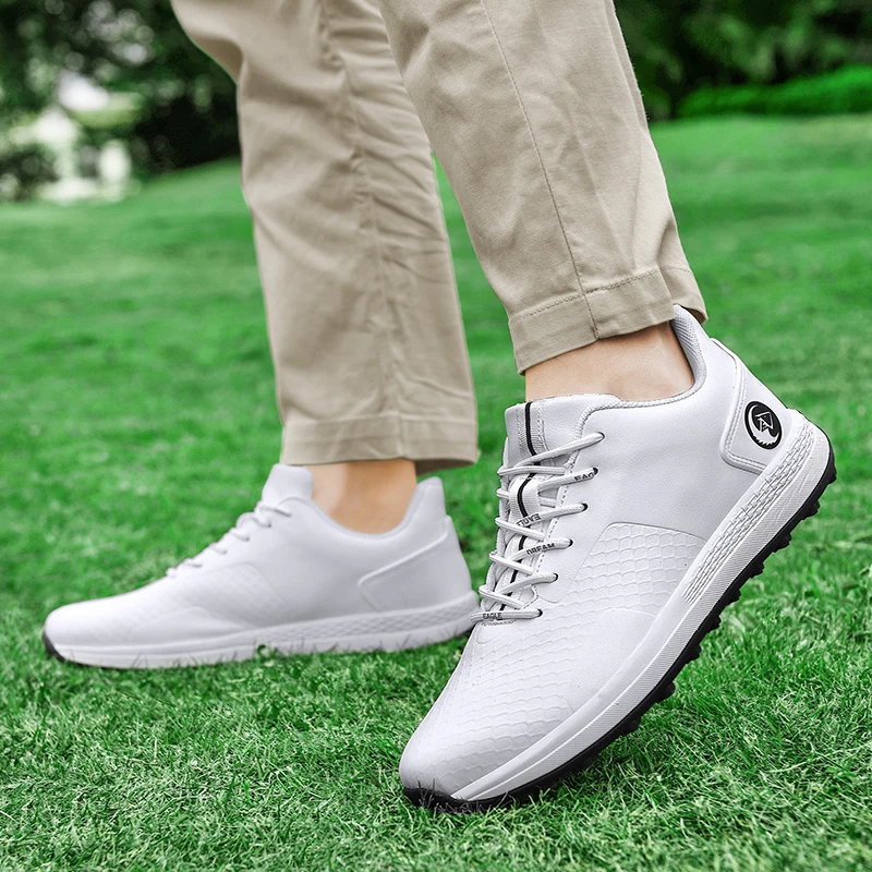 Luxo novos homens sapatos de golfe leve qualidade golfistas sapatos profissional casal ginásio calçados antiderrapante