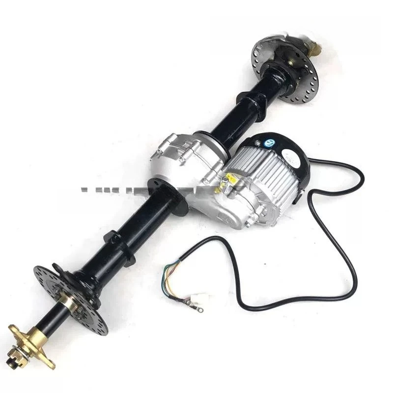 Electric three-wheel four-wheel kart, differential rear axle 48V500W motor, half axle, rear axle 90cm