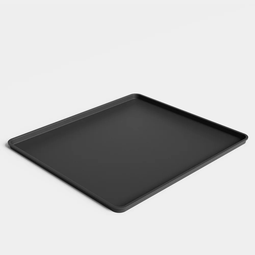 Non Silicone Dehydrator Mat 4pc Set with Raised Border Design for Containing Juices in Food Dehydrators and Ovens