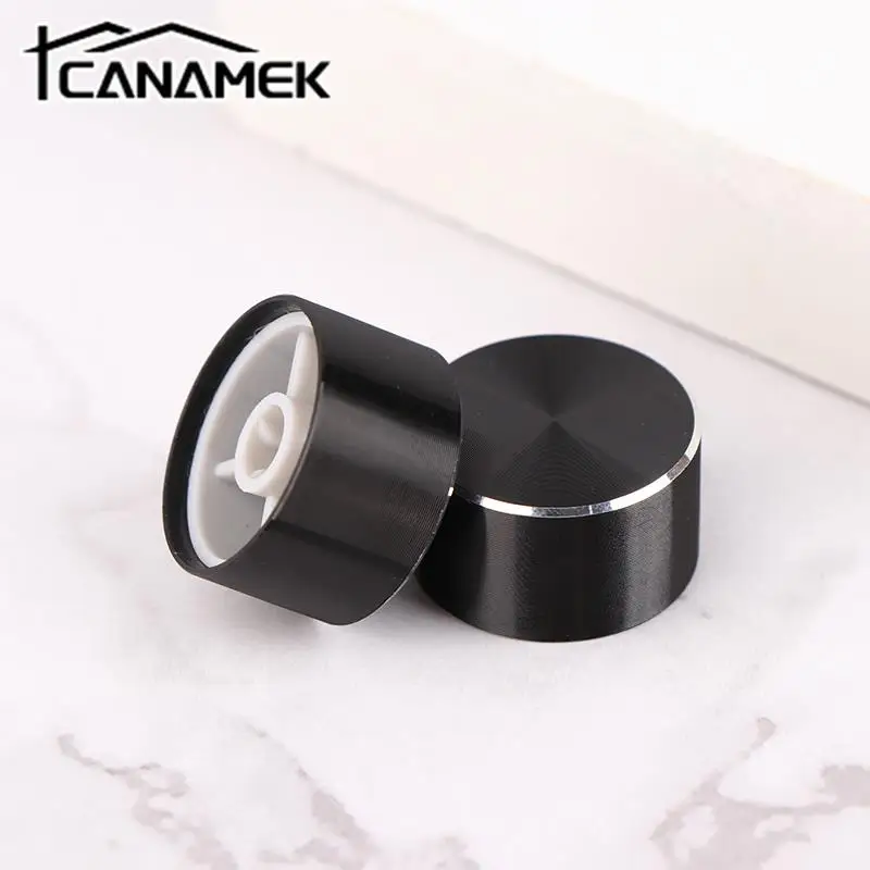 

1PC 22x12mm 6mm D-Type Shaft Hole Potentiometer Control Knob For Volume Tone Knobs Black
