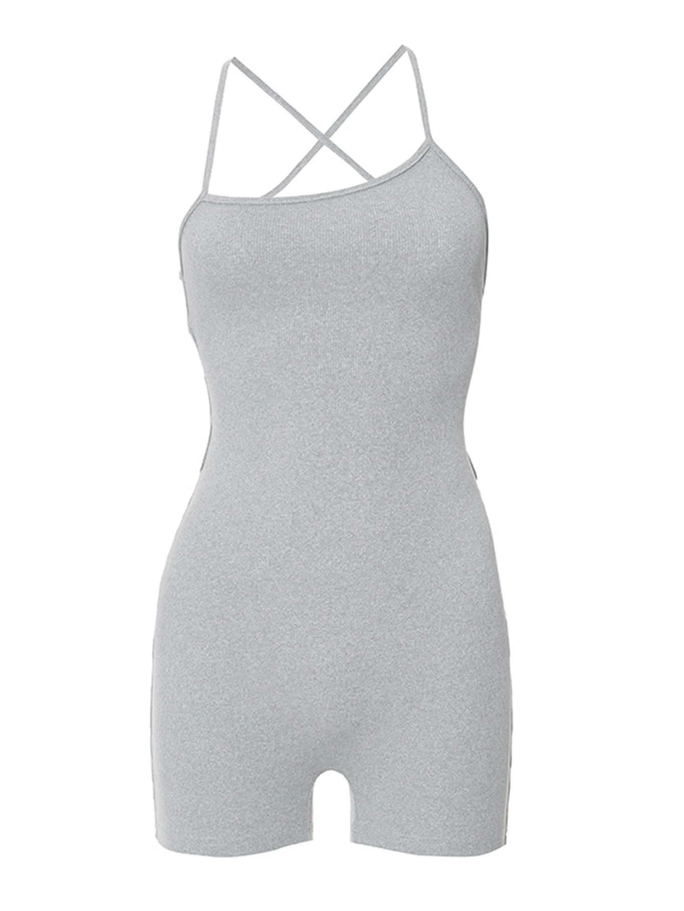 Bodysuit de verão feminino, tops de colete sem mangas, macacão para mulheres