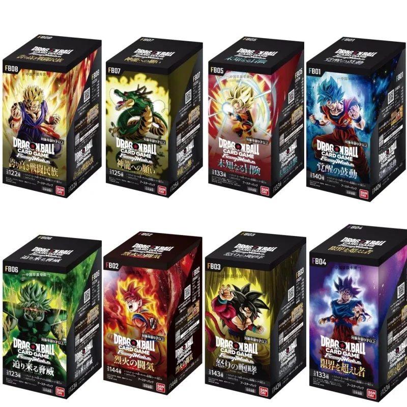 

Tcg Bandai Dragon Ball Card Japanese Version Fb01/2/3/4/5/6/7/8 Booster Box Rare Anime Collectible Card Kids Toys Birthday Gifts