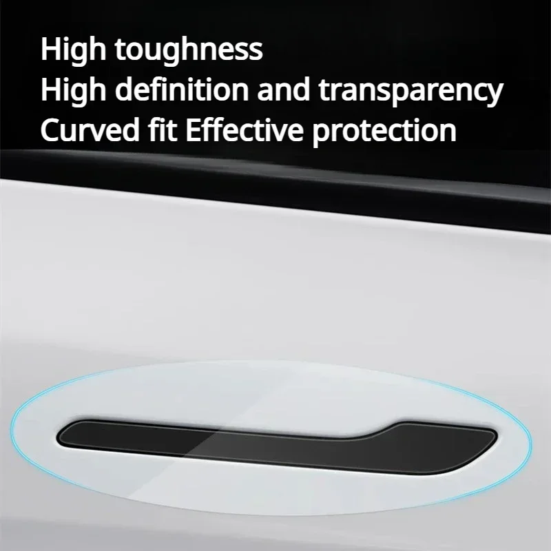 For Tesla Model 3 Y Door Handle Film TPU Transparent Door Handle Scratch Protector Inverted Door Handle Paint Protective Film