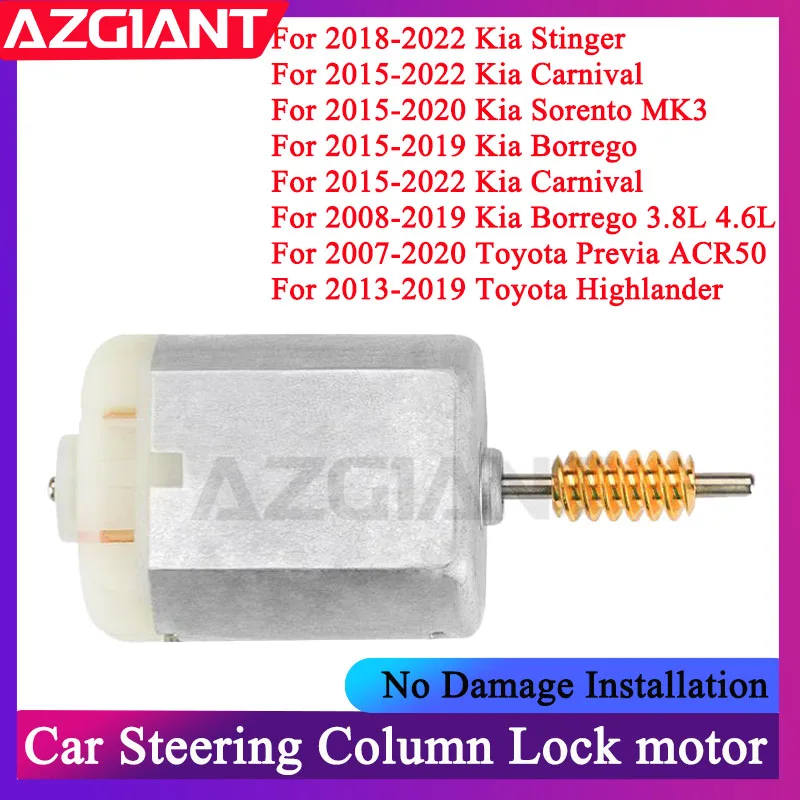 Car Steering Lock Actuator Motor 12V For Kia Stinger/Carnival/Sorento MK3/Borrego Toyota Previa ACR50/Highlander car accessories