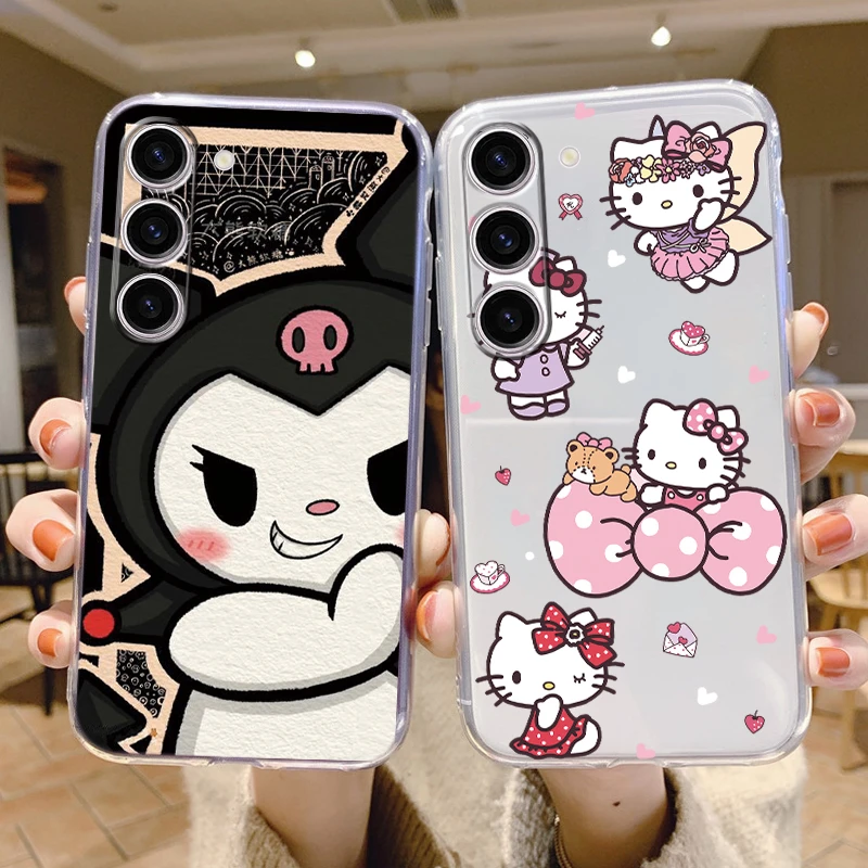 For Samsung Galaxy A35 5G Phone Case GalaxyA35 Cover Sanrio Cartoon Pochacco?Clear Soft TPU Fundas For Samsung A 35 Shell Cute