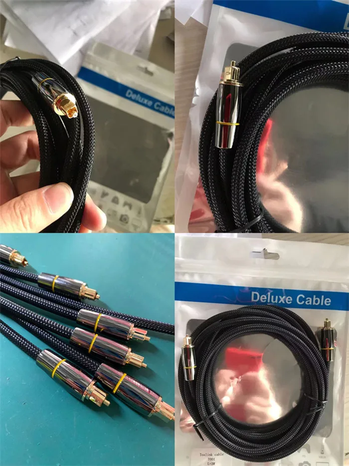 Premium digitales optisches Audiokabel Toslink/SPDIF Coaxial – Dolby Digital/DTS 5.1 für Soundbar, Heimkino, PS4, Verstärker – Detail 3