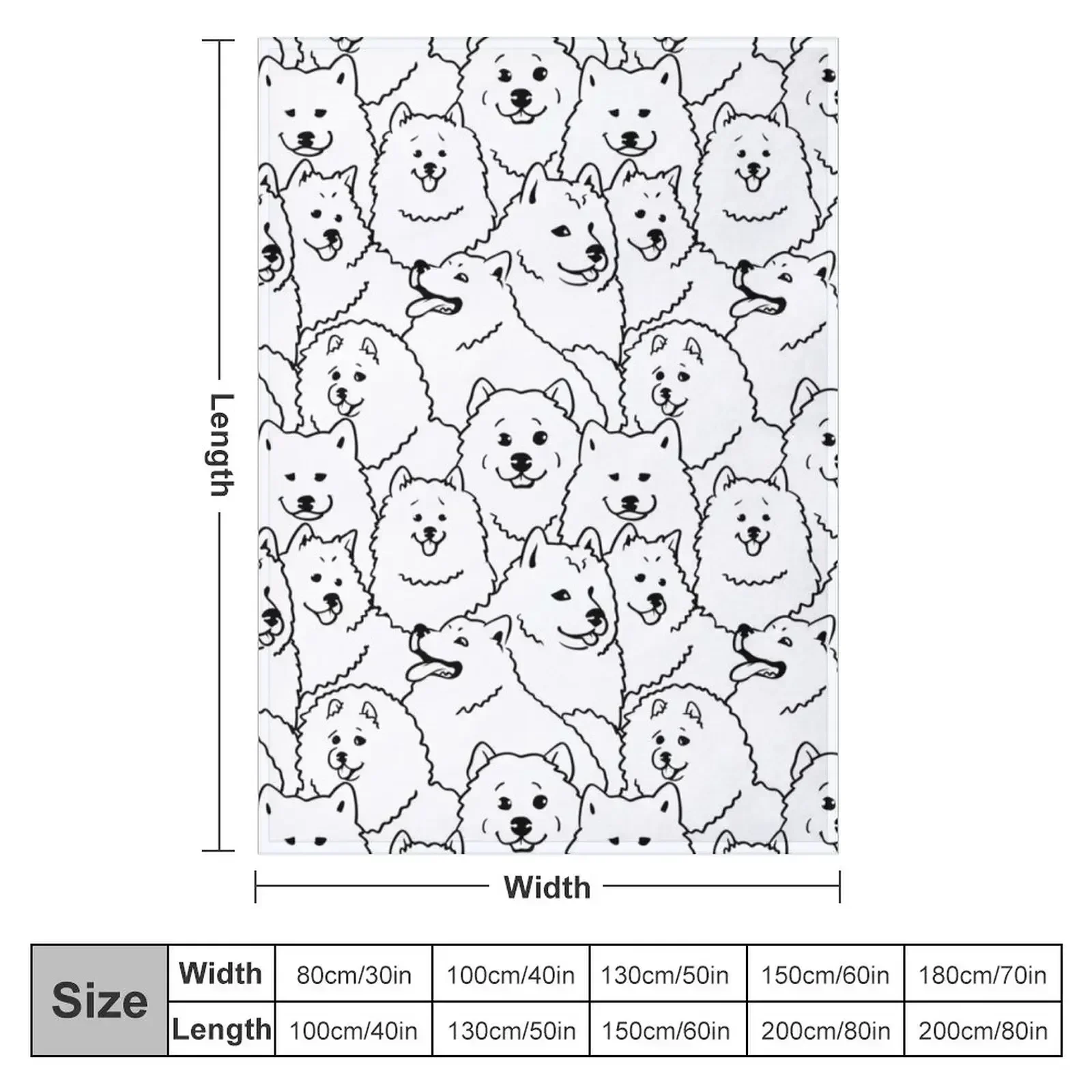Oh Samoyed Throw Blanket Thermals For Travel Fashion Sofas Luxury Throw for babies Sofa Decoratives Blankets