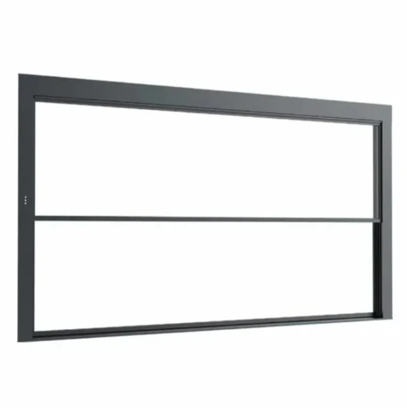 ized Size Full View Aluminum Double Tempered Glass Guillotine Windows Automatic Vertical Sliding Lift Windows