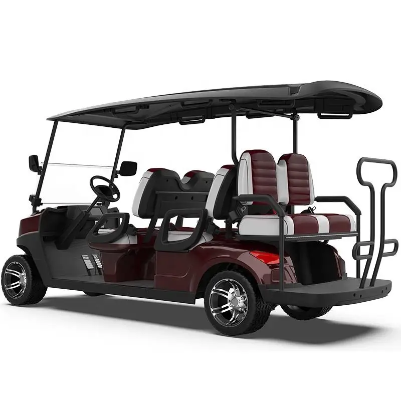 

2024 New Modle Style Exclusive Right Factory 4 6 Seat Sightseeing Bus Club Cart Electric Golf Buggy Hunting Cart