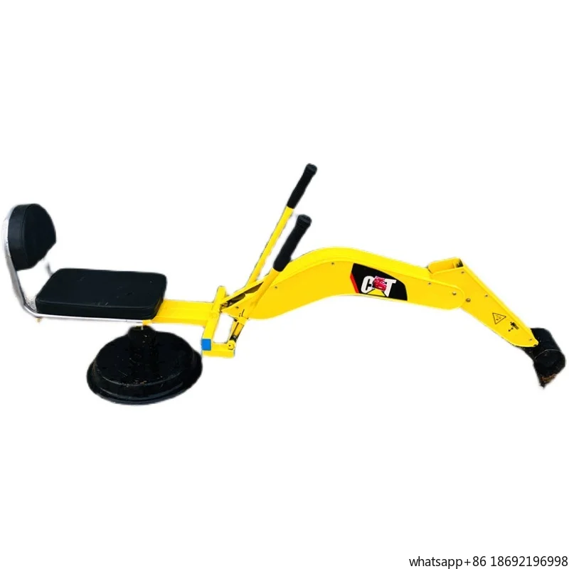 Children's Playground Hand Excavator Engineering Truck Can Seat Large Beach Boy Poke Ride Alloy Excavator