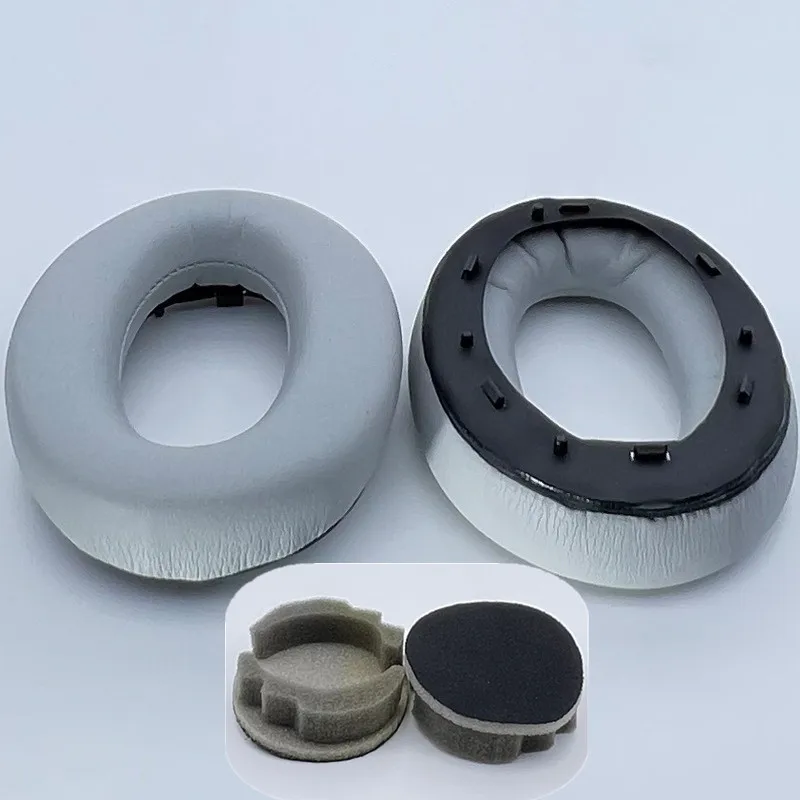Sostituzione dei cuscinetti per le orecchie in tessuto a rete per le cuffie Sony WH-1000XM3 cuscinetti per le orecchie cuscini per le orecchie in pelle proteica parte di riparazione della copertura dell'orecchio
