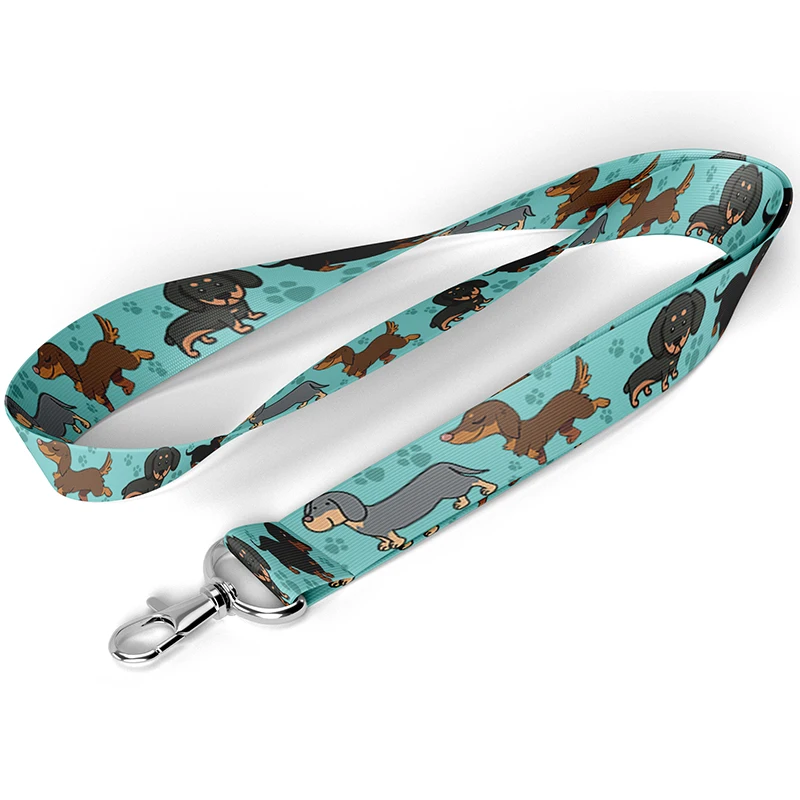 C1699 Dachshund Dogs Cute Lanyard for Key Neck Strap lanyards id badge holder Key Chain Key Holder Hang Key Rings Accessories