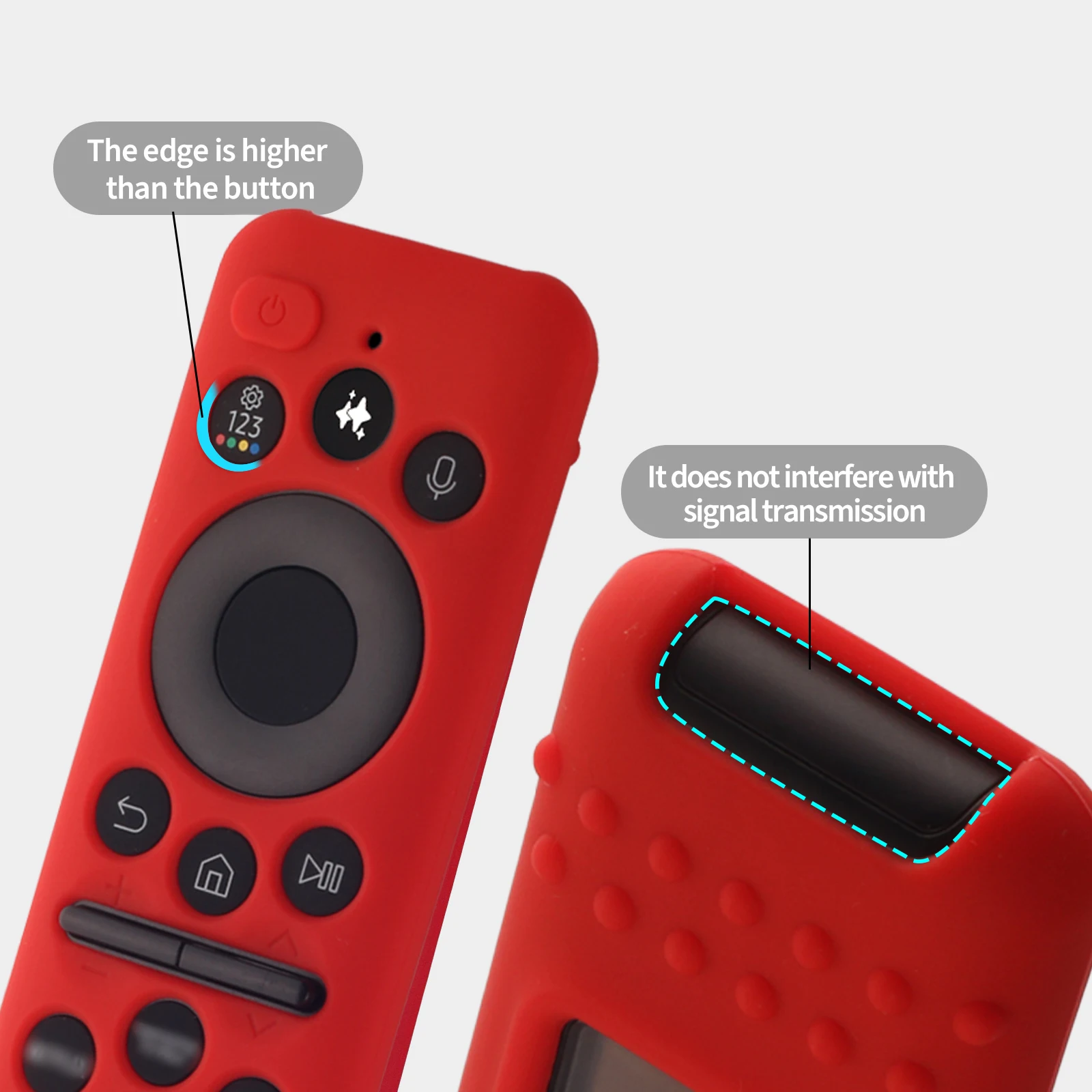 Silicone Case for Samsung TM2560E Remote Control, Compatible with 2025 Neo QLED Smart TV Remote BN59-01432A BN59-01432J