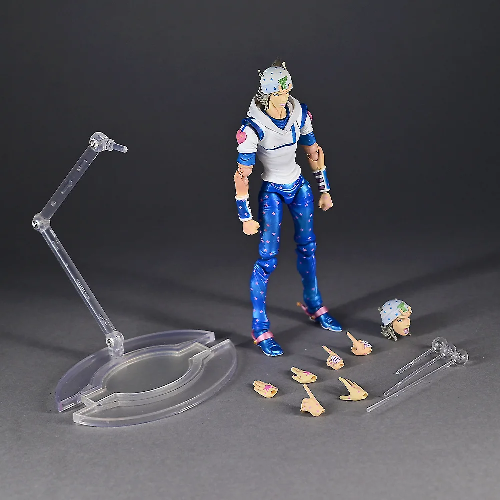 Figura Coleccionable de Johnny Joestar de la Serie Super Action JOJO Part VII Steel Ball Run, Modelo de Juguete, Muñeco de Escritorio